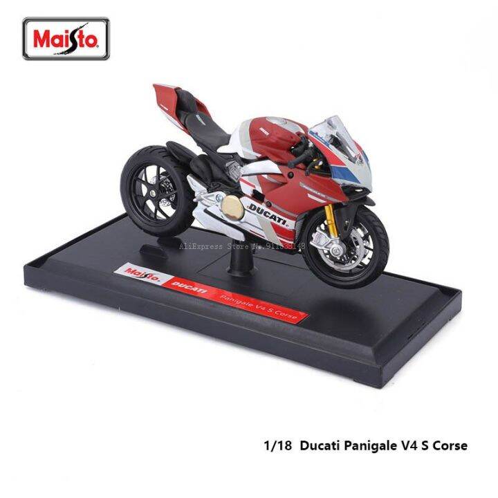 Maisto Ducati Panigale V4 S Corse 1:18 Scale Alloy Motorcycle Diecast ...