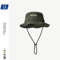 Outdoor Fashion Wash Retro Bucket Hat Mens And Womens Couple Letters Embroidery Sun-Shade Fisherman Hat Summer