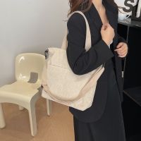 Korean Fashion Canvas Big Capacity Women Shoulder Bag Crossbody Bag Messenger Bag for Women 【JULE】