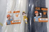 CCS สายรัดเคเบิ้ลไทร์ ขนาด 10 นิ้ว ( 5 x 250 mm)  Cable ties เกรด A เหนียว แน่น ไม่ขาดง่าย