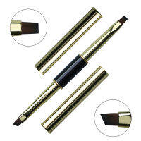 gou 1pcs Double HEAD Nail Art Liquid Brush เล็บขยายสร้างอะคริลิค UV GEL PEN