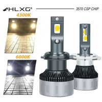 H7 LED H4 H11 HB3 9005 HB4 HIR2 9012 Canbus Turbo Car Headlight Bulb 110W motorcycle auto fog lamp 4300K Warm White 6000K HLXG Bulbs  LEDs  HIDs