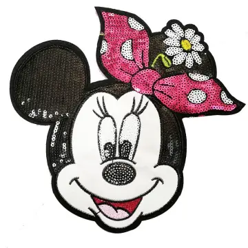 Minnie Mouse Embroidery Patch  Disney Iron Patches Stickers