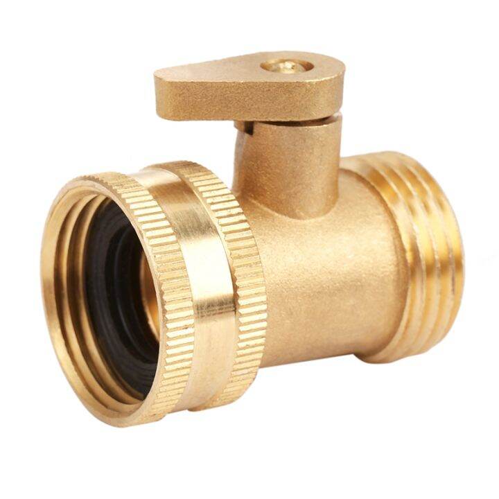 3-4-inch-garden-hose-water-pipe-connector-brass-valve-faucet-taps-splitter-with-shut-off-switch