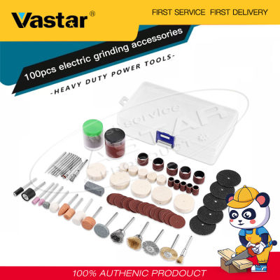 Vastar 92ชิ้นแกะสลักไม้โลหะไฟฟ้าเครื่องมือโรตารี่อุปกรณ์เสริมสำหรับ Dremel Bit ชุดบดขัดตัด1/8สำหรับ Dremel