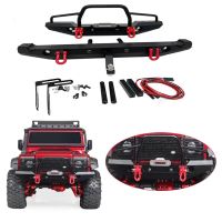 Front&amp;Rear Bumper with LED Light for 1:10 Trx4 Axial SCX10