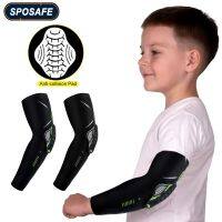 1Pc Youth Kids Elbow Pads Arm Sleeve Guards Batters Protective Gear for Sports Baseball Lacrosse Football Volleyball Skating Supports Braces