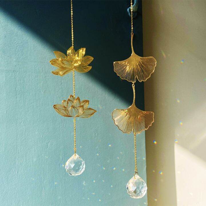 crystal-prism-sun-catcher-hanging-decoration-lotus-amp-ginkgo-leaf-pendant-rainbow-chaser-home-garden-boho-window-art-dream-gift-key-chains