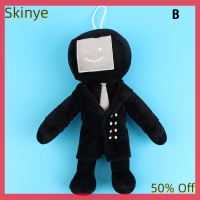 Skinye ของขวัญคริสต์มาสวันเกิดตุ๊กตาการ์ตูนสำหรับเด็ก,ตุ๊กตาหนานุ่มตุ๊กตาการ์ตูนของเล่นยัดไส้นุ่มในห้องน้ำ Skibidi น่ารัก