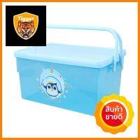 กล่องหูหิ้ว ฝาล็อค SN PAWIN 530BL สีฟ้าPICNIC PLASTIC BOX SN PAWIN 530BL BLUE **บริการเก็บเงินปลายทาง**