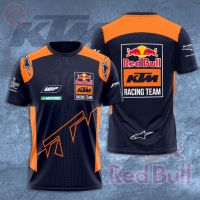 （Hot selling adult and child sizes in 2023）Red Bull KTM Racing Team All Over Printed Shirt（Contact Laitu Customization）