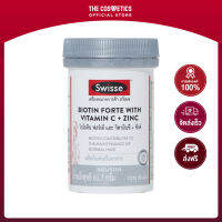 Swisse Biotin Forte With Vitamin C + Zinc 60 Tablets    อาหารเสริมไบโอตินลดผมขาดหลุดร่วง