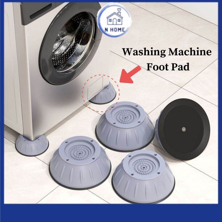 NHOME Washer Dryer Antivibration Pads Fridge Washer Leveling Feet Washing Machine Foot Pads for