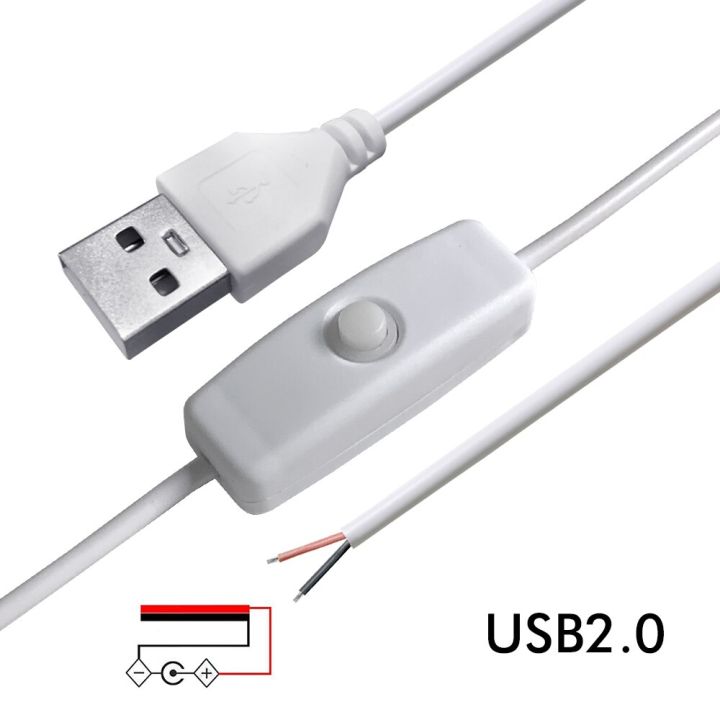 usb-connector-usb-terminal-power-connector-with-switch-electrical-wire-power-plug-for-led-strip-lamp-monitor-tv-box-camera-mouse-wires-leads-adapters