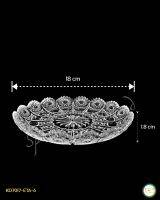จานแก้ว รูปทรงสวยงาม เนื้อแก้วดี แข็งแรง No.KD7017-ETA-6