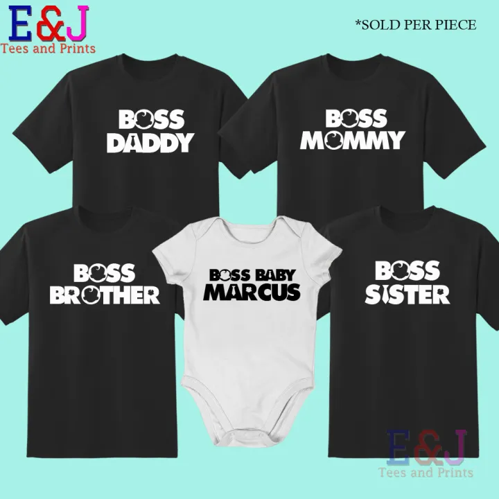 The Boss Baby Family Shirt (SOLD PER PIECE NOT SET) | Lazada PH