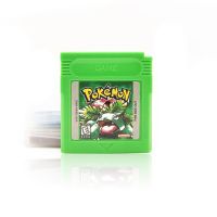 การ์ดคอนโซลตลับวิดีโอเกม Pokemon Series 16บิตสำหรับ Nintendo GBC GBA Series เวอร์ชั่นภาษาอังกฤษ