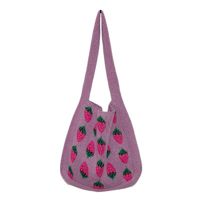 Portable Handbag Crochet Bag Beach Shoulder Bag Ladies Shoulder Bag Retro Shoulder Bag Fashion Shoulder Bag
