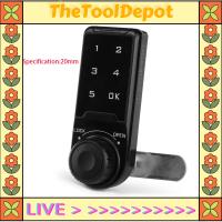 TheToolDepot ที่ล็อกไร้กุญแจประตูดิจิตอลแป้นพิมพ์แบบสัมผัสตู้เก็บของไฟฟ้าตู้เอกสารลิ้นชักเสื้อผ้ากล่องจดหมายตู้ยิมประตูล็อคอิเล็กทรอนิกส์ Gembok KATA Sandi