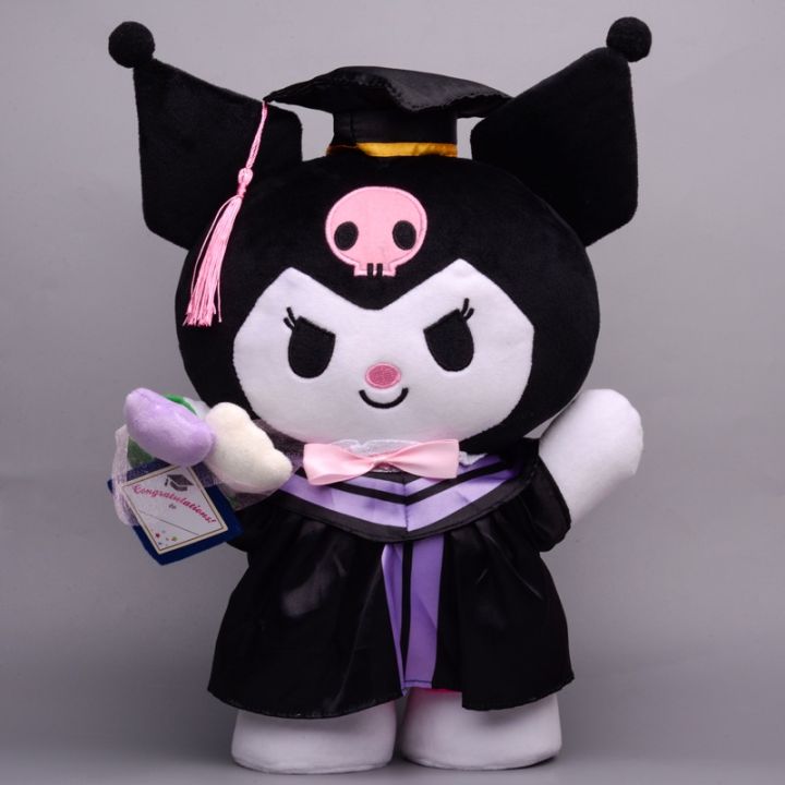 yb-ตุ๊กตา-sanrio-graduation-series-kuromi-meody-cinnamoroll-ของเล่นสําหรับเด็ก