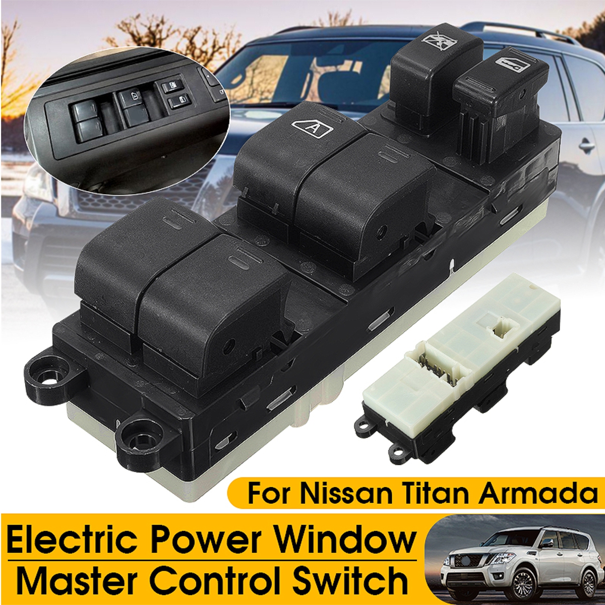 Armada Titan Crew Cab Power Window Master Control Switch 25401-ZT50A For Nissan 