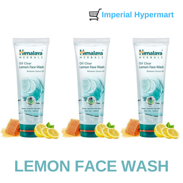 3x Himalaya Lemon Face Wash 100ml [BUNDLE OF 3] Lazada Singapore