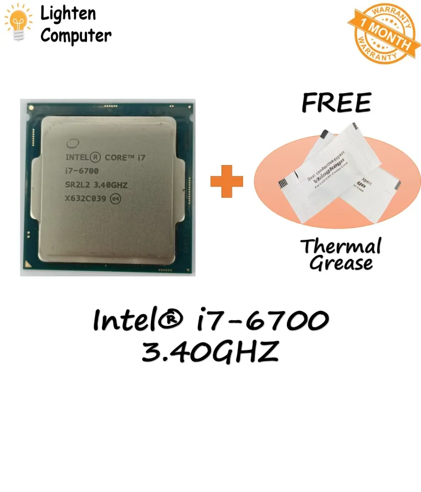 SUPPORT TRADE-IN】 Intel Processor Core i7 6700 3.40GHZ | 4 CORE 8