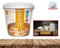 Marukome tonjiru miso soup 61g. มารุโคเมะโทนจิรุมิโซะซุปไม่ผิดหวังจริงๆ กับแบรนนี้อร่อยคุ้มค่ามาก* วิธีทำเททุกอย่างใส่ถ้วยได้เลย ใส่น้ำร้อน170ml.