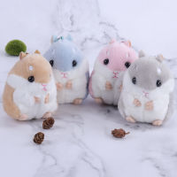 10cm Hamster Doll Keychain Pendant Doll Hamster Cute Backpack Doll Plush Bag Pendant School Bag Pendant.