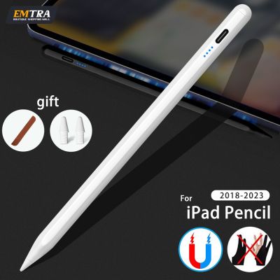 สำหรับ Ipad Pencil 1 2 Gen ปากกาสไตลัสดินสอป้องกันฝ่ามือ2018-2023 Pro Air Mini 5 6อุปกรณ์เสริมสำหรับ Ipad มาพร้อมกับปากกาและเคส