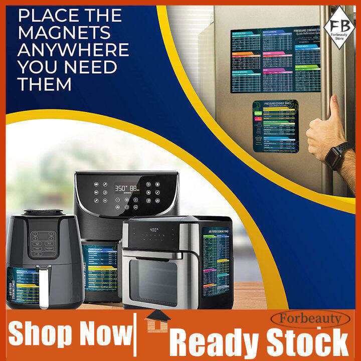 Air Fryer Cooking Time Chart Cheat Sheet Set Lazada PH