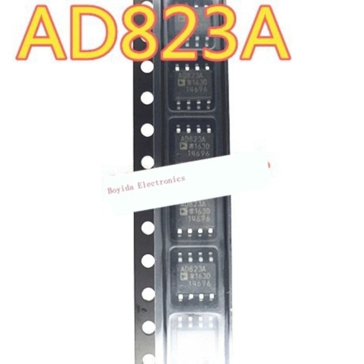 10ชิ้นใหม่นำเข้า-ad823ar-sop-8แพทช์-ad823-ad823arz-rl-dual-การดำเนินงานเครื่องขยายเสียง