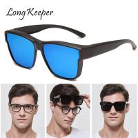 Polarized Sunglasses Men Photochromic Night Vision Glasses Women Square Mirrored Eyewear Wear Over Myopia Prescription Glasses Cycling Sunglasses