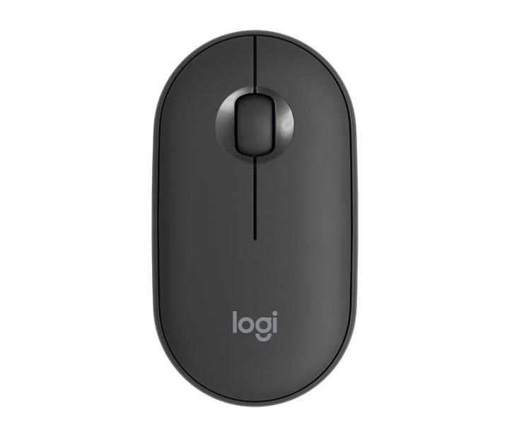 logitech-m350-pebble-wireless-mouse-สีดำ-ประกันศูนย์-1ปี-ของแท้-graphite
