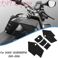 ถังปลอกปกป้องเข่า390สำหรับ DUKE 125 200สำหรับ KTM DUKE200 2011-2016รูปลอกสติกเกอร์ติดมอเตอร์ไซค์แผ่นติดด้านข้าง