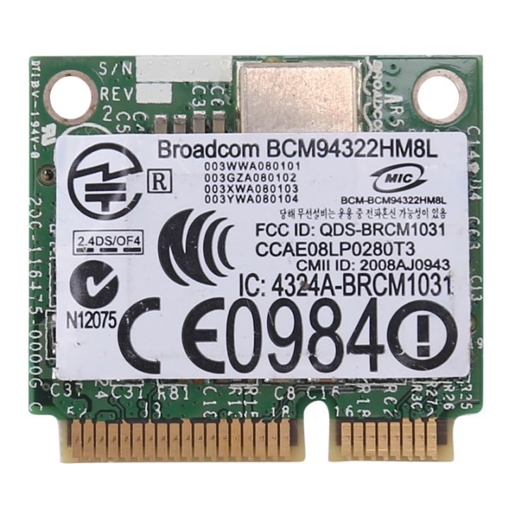 bcm94322hm8l-bcm94322-dual-band-300mbps-mini-pcie-wifi-wireless-network-card-802-11a-b-g-n-dw1510-for-mac-os-hackintosh