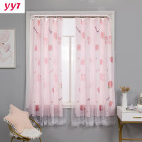 YanYangTian Veil Gauze Curtain Decoration bedroom child pink anti-mosquito curtain sheer white tulle Fly curtain for door