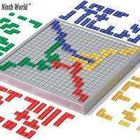 Blokus บอร์ดของเล่นเพื่อการศึกษาสี่เหลี่ยมง่ายต่อการเล่นสำหรับเด็กชุด Ks ของขวัญสำหรับงานเลี้ยงในร่ม