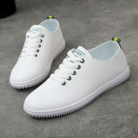 Womens pu Leather Sneakers Women Casual 2022 Fashionable Sports Shoes Vulcanized spring Summer Flat Shoe Ladies White Lacing 40