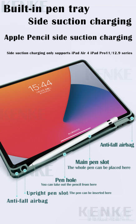 เคส-ipad-ของ-kenke-acrylic-ipad-case-เคสไอแพด-ถาดใส่ปากกาขวา-พร้อมถาดใส่ปากกา-for-ipad-10-2-ipad-7-th-gen-8-th-gen-ipad-air-4-2020-air5-2022-ipad-2019-air-3-ipad-pro-10-5-ipad-m2-pro-11-2020-ipad-pro-