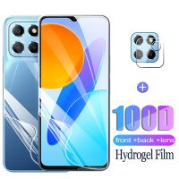 Front Back Hydrogel Film For Honor X8 5G Screen Protector Film Honer xonor honar x 8 8x honorx8 5g Camera Lens Protective Glass