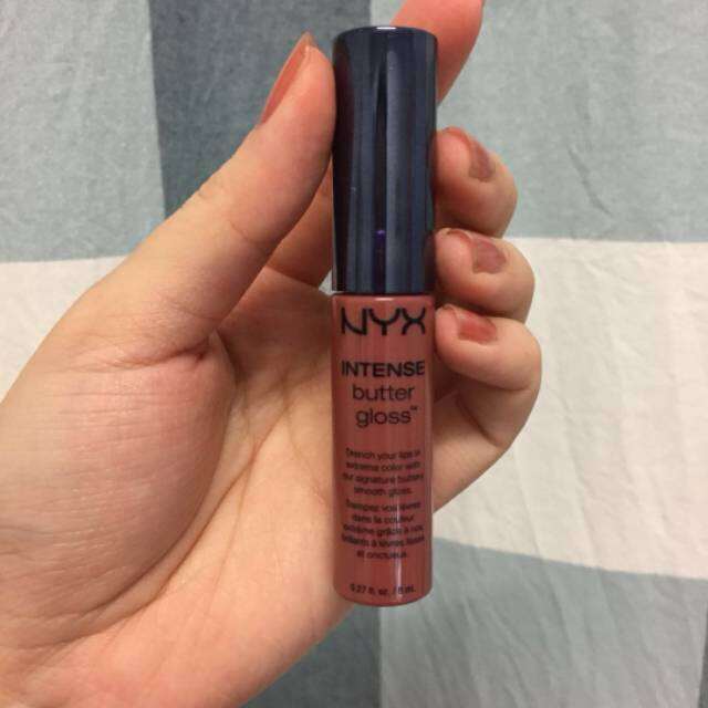 Lip Gloss NYX intense butter gloss Chocolate crepe Lazada Indonesia