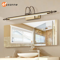 Classical Led Black Bathroom Vanity mirror Wall Lamp BronzeSilver Bedroom Wall Lights Fixtures Living Room Wall Sconce Lights