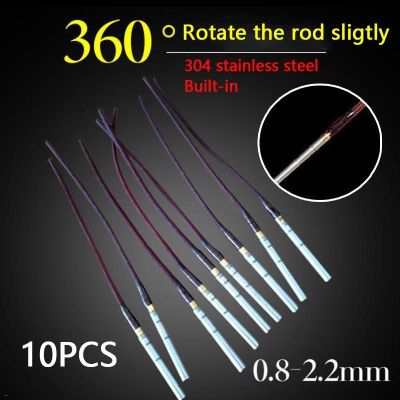 10Pcs Newest Rod Tip Maximum catch Rod Tip Fly Fishing Rod Fly Rod Tip 0.8mm-2.2mm Fishing Tackle
