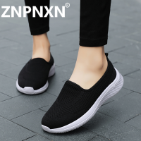 ZNPNXN รองเท้าสำหรับผู้หญิงสบายๆขี้เกียจสำหรับผู้หญิงบินรองเท้าผ้าใบรองเท้าฤดูร้อนรองเท้าวิ่งที่มีน้ำหนักเบาสบายๆรองเท้าผ้าใบรองเท้ารองเท้าไม่มีส้นแบน828