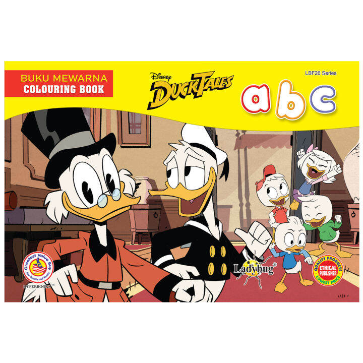 Disney Ducktales Abc Colouring Book LBF26 SERIES Lazada