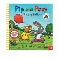 English original PIP and posy Posey and pip the big balloon famous Axel Scheffler childrens picture story book comic book