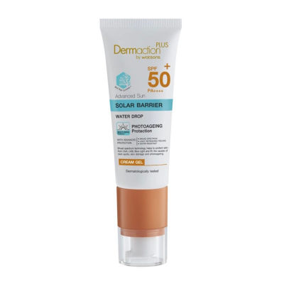 ♫Dermaction Plus by Watsons 40ml. ครีมเจลcc nude Spf50+ Pa+++ 40มล.☞