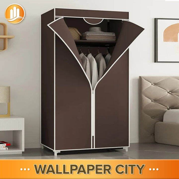 WPC Clothes Storage DIY Wardrobe Space Saver Easy to Assemble