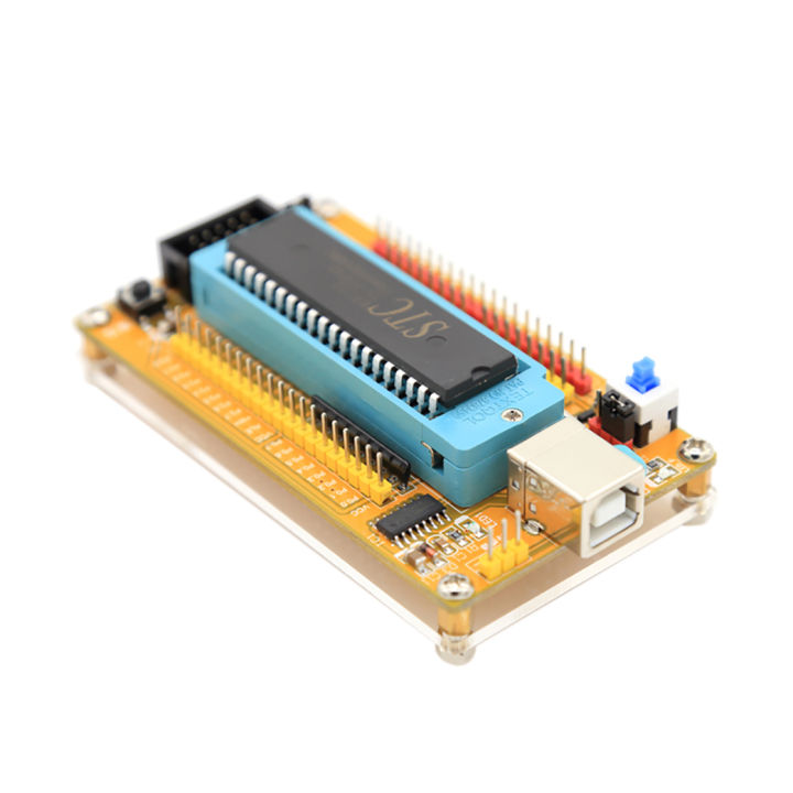51-single-chip-microcomputer-minimum-system-board-stc-main-control-board-support-isp-with-usb-cable
